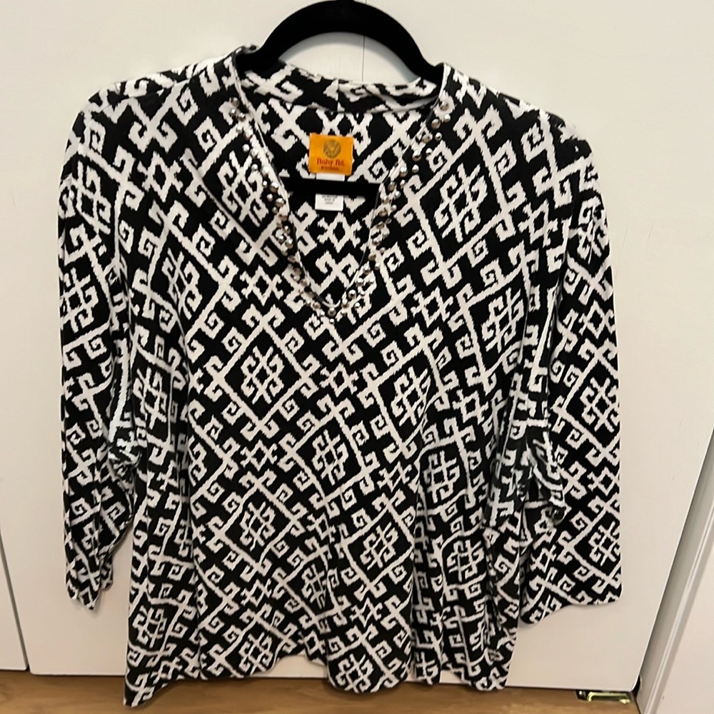 Ruby Rd 3X embellished top